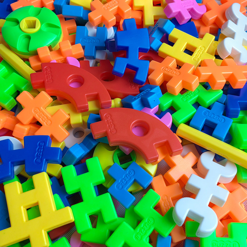 儿童立体积木大颗粒拼插幼儿w园玩具礼物传统80后经典怀旧积木礼