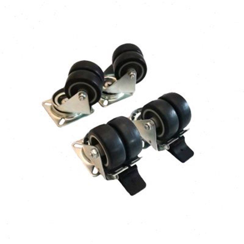 储静音m万向转带推带煞子车煞航静音车空车向定向重滑轮橡胶轮小