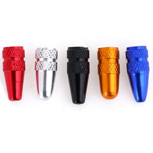 5pcs/set Aluminium Bike Presta Valve Cap MTB Wheel Rim Tyre