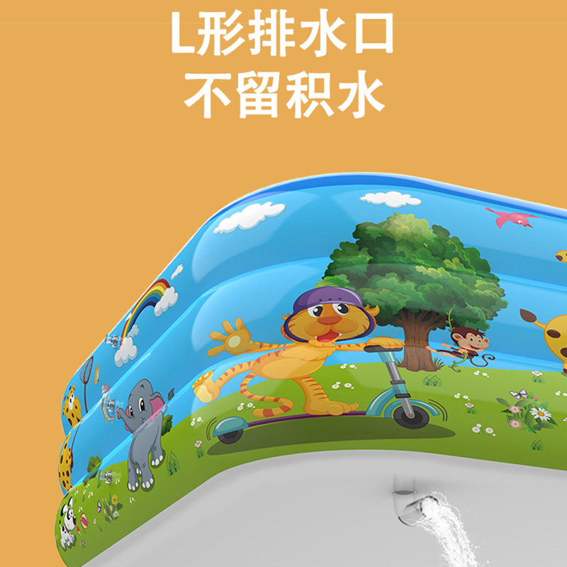 婴儿童充气游泳池家用宝宝游泳桶大人户外折叠小孩超大玩具戏水池