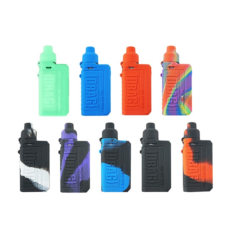 Free lanyard Texture Cover for VOOPOO DRAG MAX 177W POD Sil