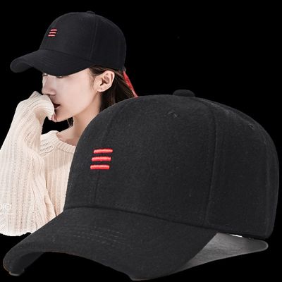 速发Winter Hat for Women 2021 New Wool Baseball Cap Windproo