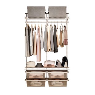 铂耐金属衣柜定制小户型卧室简约开放式衣帽间储物间-1.2米衣柜