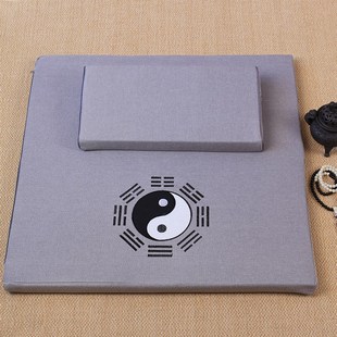 打坐垫禅修垫椰棕折叠冥想静坐垫家用H跪拜佛蒲团加厚盘坐垫上垫