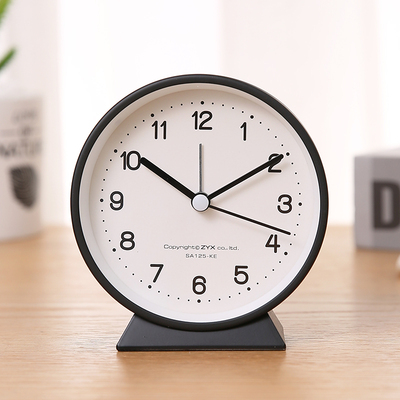 闹钟夜用卧室灯光表学习学生宿舍闹爱女床头中小极可简铃静音懒虫