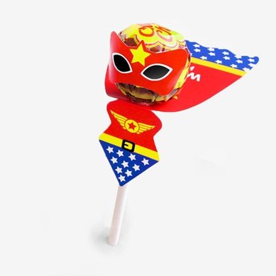 速发36Pcs Princess/Superhero Lollipop Card Candy Paper Decor