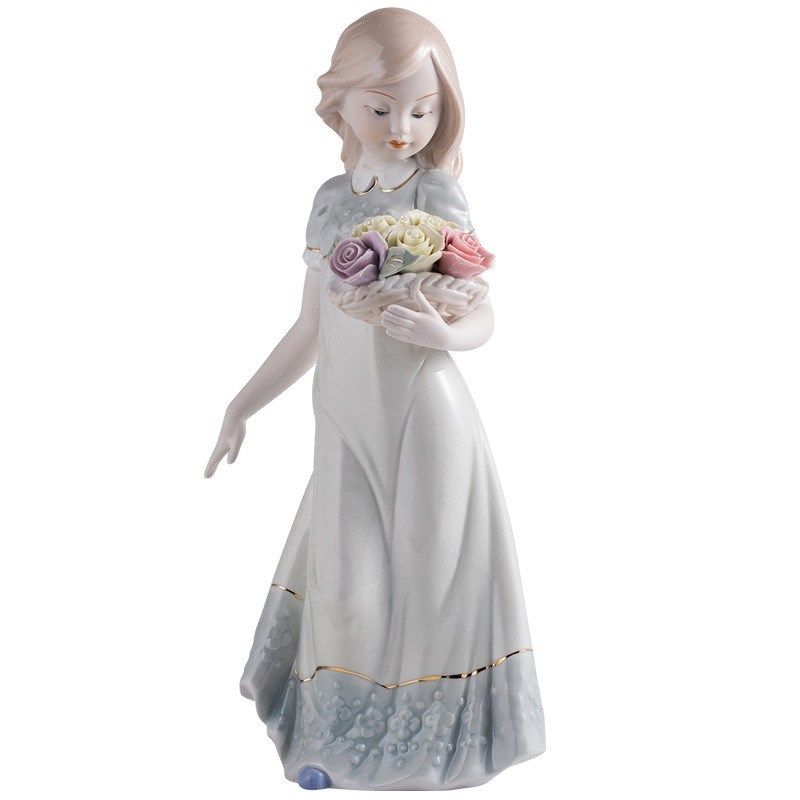 欧式家居装饰品摆件客厅酒柜饰品摆设现代房间西洋女陶瓷工艺品,家居饰品,装饰摆件,淘宝优惠券,粉丝福利购,淘宝优惠卷