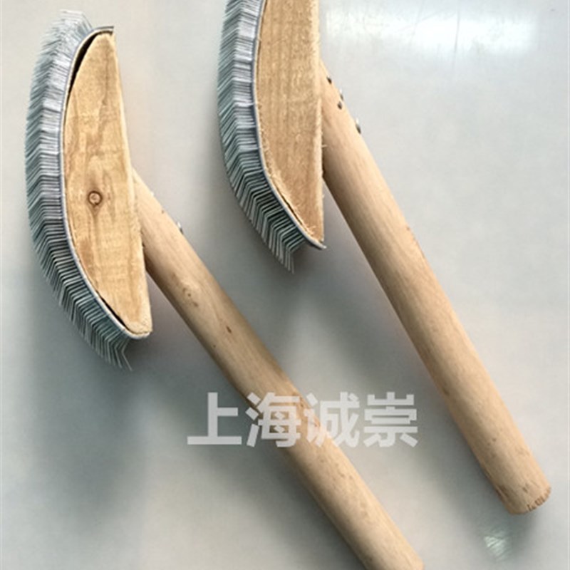 理梳品机件配工具/梳棉机针布A清洁刷/锡林针布刷/弯角针f