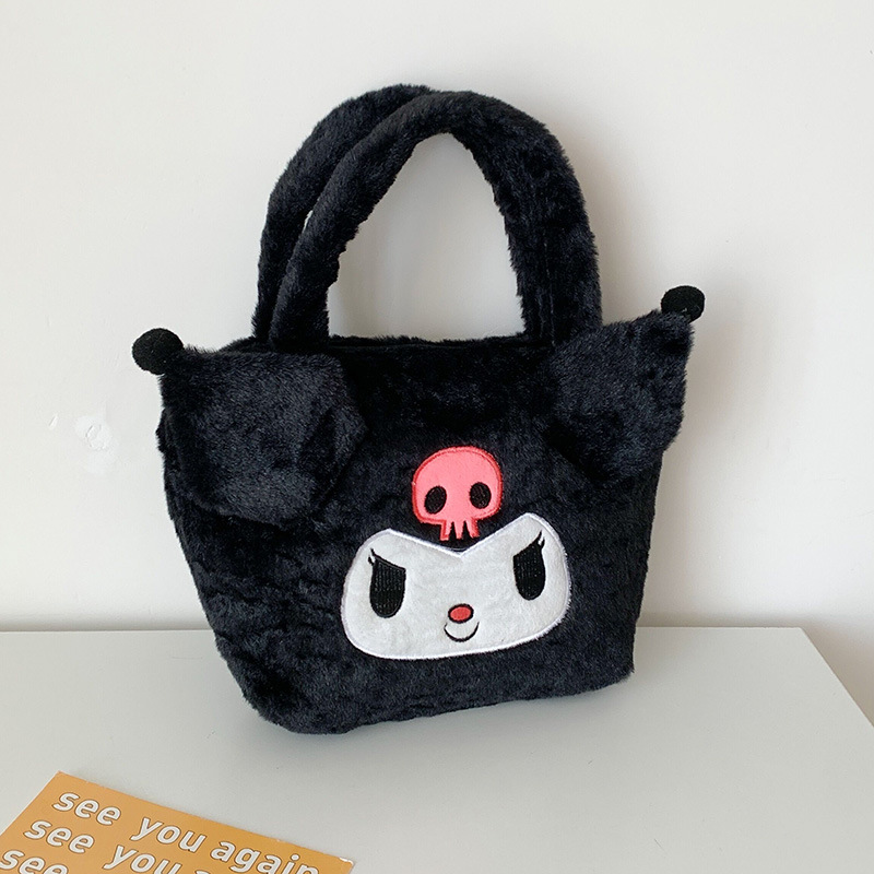 推荐Sanrio Plush Bag Kuromi Handbag My Melody Cinnamoroll St