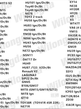 LISHI Locksmith Tools 2 IN 1 TOY47 SSY3  SZ14 TOY2Track TOY(