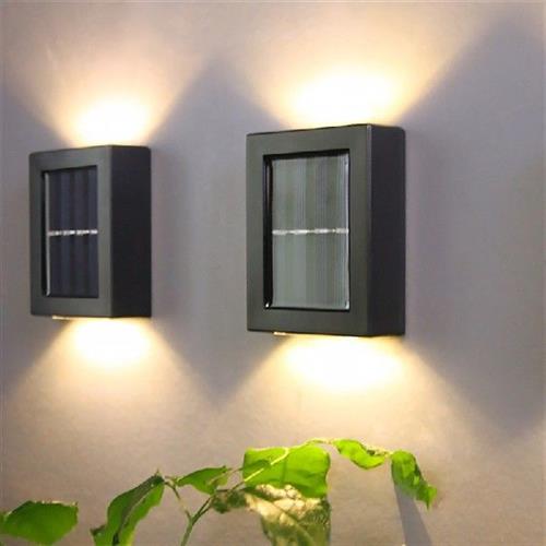 速发2 Pcs Wall Light Lamps Outdoor Lighting Lampada LED Sola