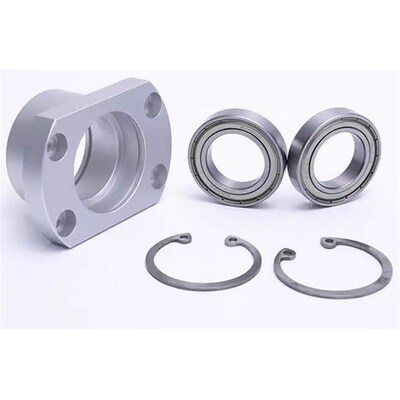 对切边法兰带扣环双轴承座BACB轴承固定支座带座轴承BQFP23 BHFCC