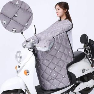 .小型电动车挡风被冬季侧翼加宽可爱防雨小型自R行车防风罩保暖防