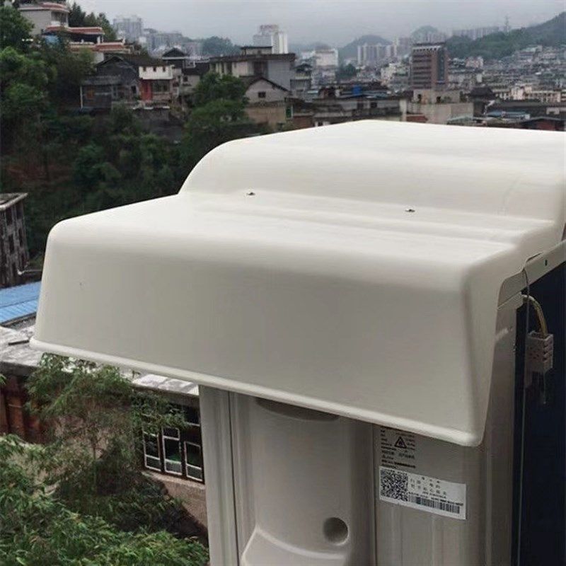 新款空调外机罩挡雨罩遮阳主机挡板隔音罩防雨盖室外保护罩遮雨棚