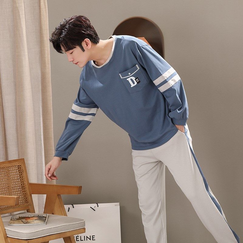 秋冬男士睡衣套装休闲运动可外穿家居服薄款男春秋季2024新款,女士内衣/男士内衣/家居服,睡衣/家居服套装,淘宝优惠券,粉丝福利购,淘宝优惠卷