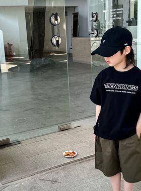 叮叮家童装男童短j袖T夏季2023新款儿童帅气半袖洋派男;.&r;.&;