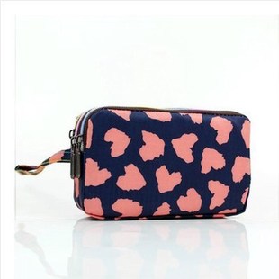 新款零钱包女长款帆布简约手拿包三层拉链手包女士小包大容量手机