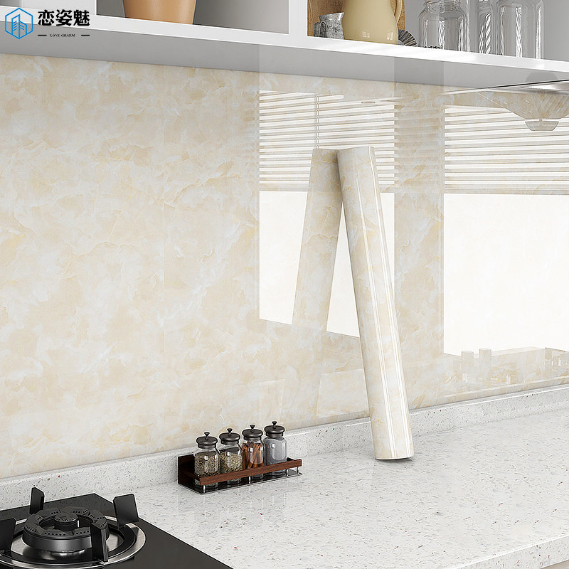 厨房贴纸防水防油自粘墙纸防火耐高温灶台墙面橱柜防潮大理石贴纸,家居饰品,软装墙贴,淘宝优惠券,粉丝福利购,淘宝优惠卷