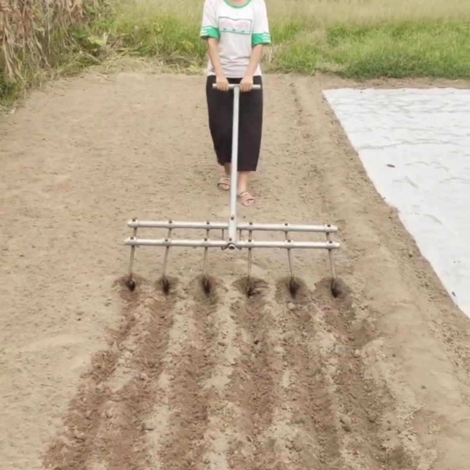 小型大蒜农业神器开沟器农用工具家种菜种植播种机栽蒜机拉沟起垄