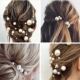 Simulated 推荐 Clip Metal shaped Hairp Pin Women Barrette