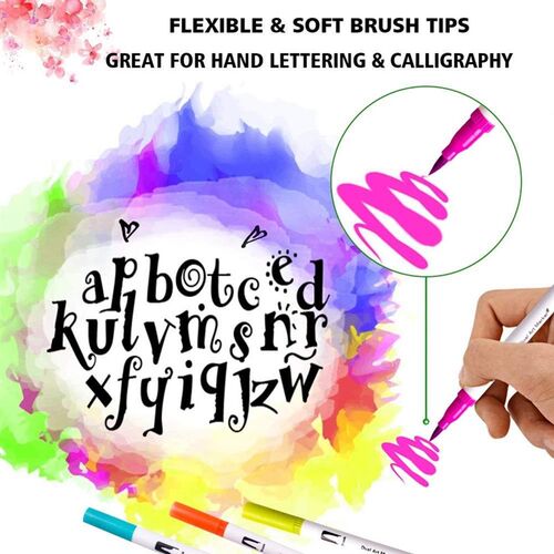 UP to 120 Colors Felt Tip Pens Colouring Pens for Adults Pa
