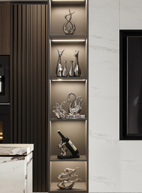 高档客厅红酒架酒柜装饰品摆件套装电视柜轻奢家居好物新房子礼物