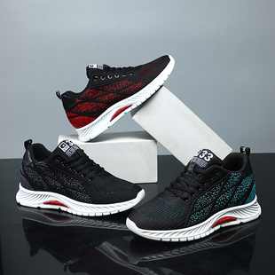 隐形内增高男鞋10cm8cm6透气网面增高鞋小码37码男士运动休闲鞋子