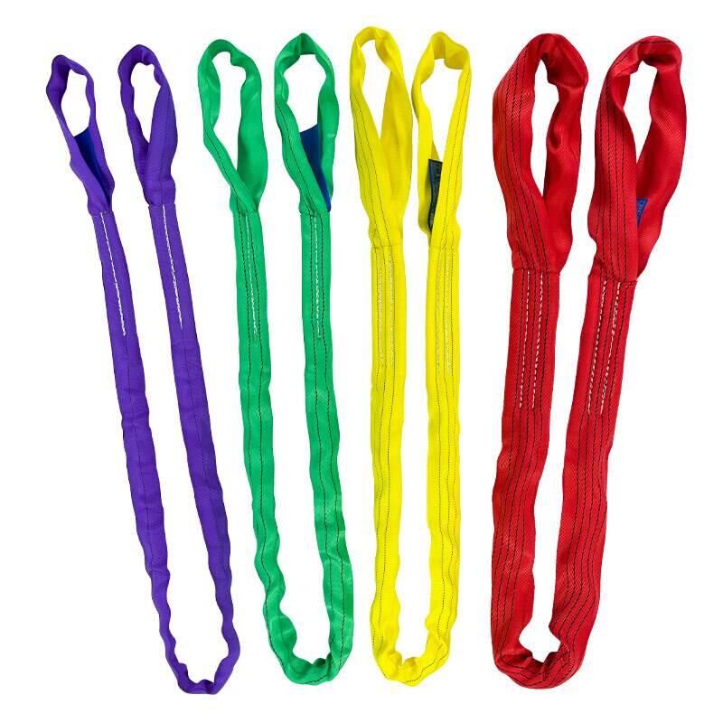 起重吊带软柔性吊装带3t1吨1米3吨2米4t吊树吊车布带圆形吊绳彩色