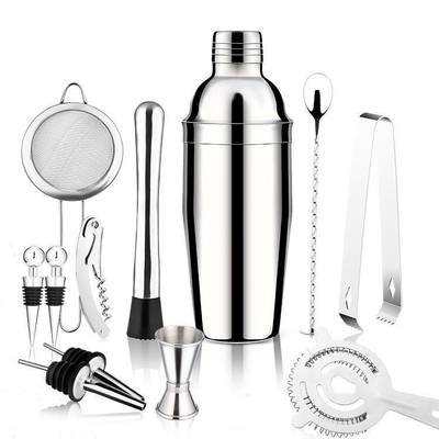 速发Stainless steel wine mixer set cocktail mixing tool shak