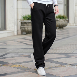 男裤 四季 直筒高腰散口宽松大尺码 青年高个子加长120cm休闲厚棉裤