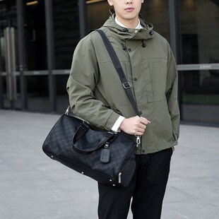 新款男士健身包大容量商务轻便牛津布出差外出手提行李袋旅行包男