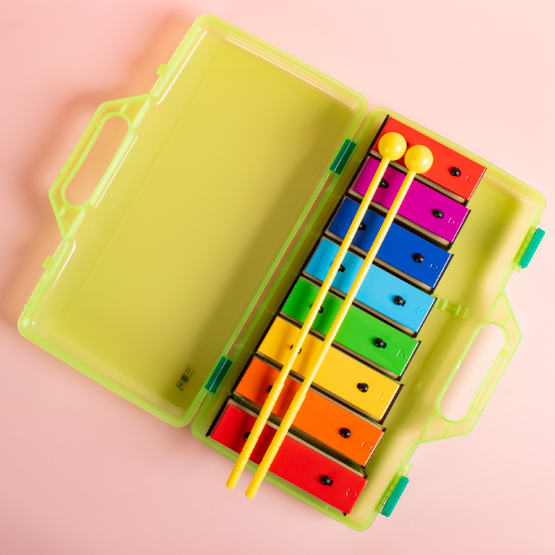 专业大号a八音音砖块8音铝板琴儿童敲琴木奥尔夫打击乐器音乐教具