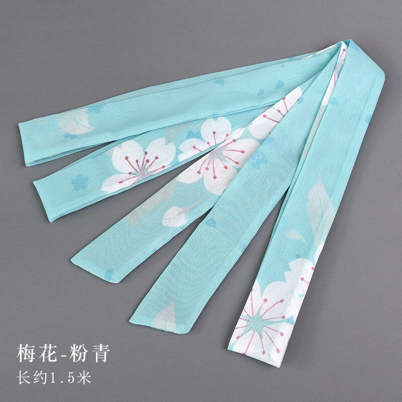 小众高货汉服头饰红色发带古风流苏飘带绑发丝带头绳古装马面裙发