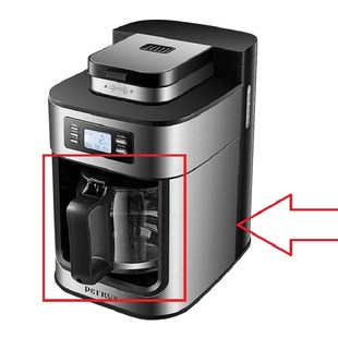 柏翠PE3200家用全自动咖啡机玻璃壶配件研磨一体机多功能智美式 漏