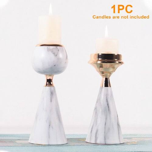 热销Metal Crafts Festival Living Room Wedding Marble Pattern