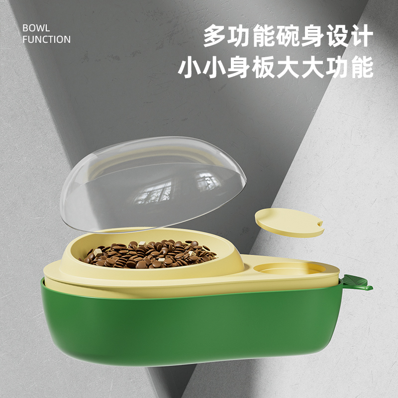 猫咪饮水机不插电流动自动v喂水喂食狗狗喝水器防湿嘴打翻猫宠物