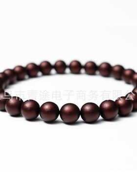 美容院无绳艾灸石磁性稀土矿养生链百变磁珠V磁石手链女工厂