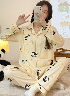 月子服夏季薄款产后哺乳孕妇睡衣春秋纯棉产妇喂奶夏天3月份4坐月