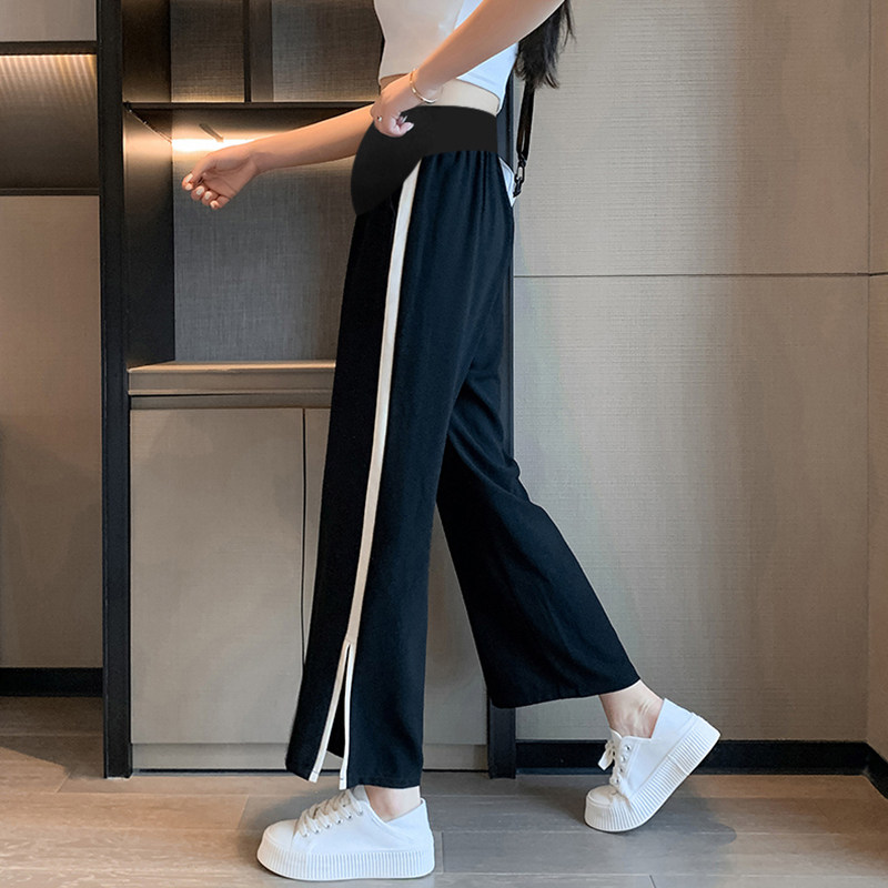 小个子孕妇九分夏季薄款150cm矮个子冰丝裤直P筒外穿开叉阔腿裤子,孕妇装/孕产妇用品/营养,孕妇打底裤,淘宝优惠券,粉丝福利购,淘宝优惠卷
