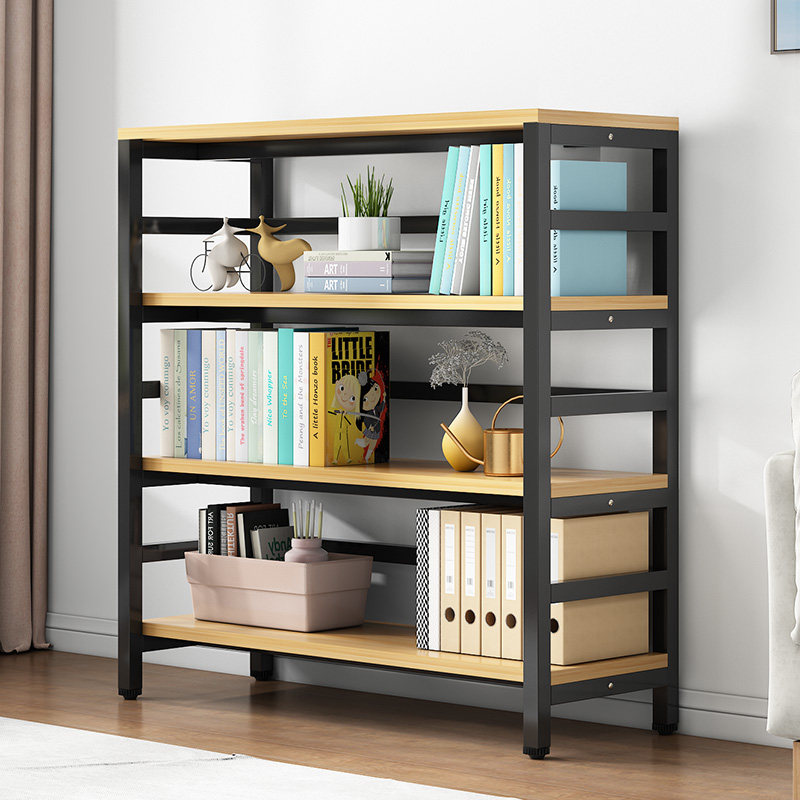 书架置物架落地简易儿童储物收纳货架子家用客厅多层收纳钢木书柜,住宅家具,书架,淘宝优惠券,粉丝福利购,淘宝优惠卷