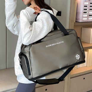 可套拉杆箱的短途旅行包附加收纳行李袋轻便大容量手提健身包男款