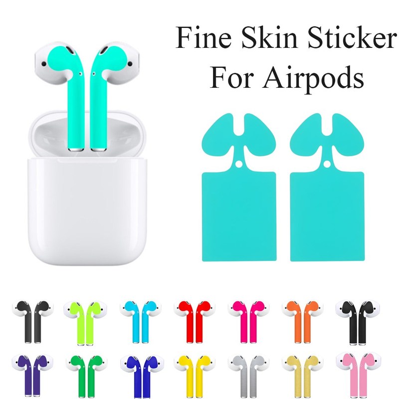 推荐Fine Skin PVC Sticker For Apple Airpods Air Pods Earphon