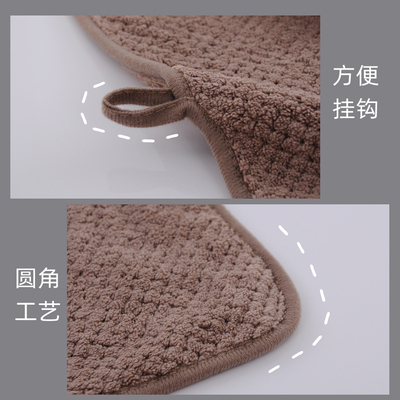格不掉家用夏菠萝超柔软水速大毛洗澡三件套可穿吸巾可毛裹干浴巾