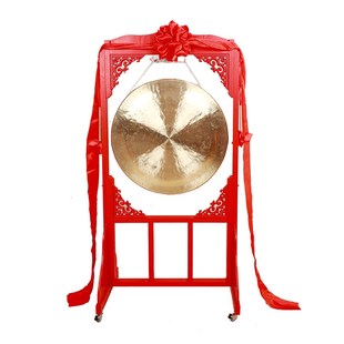 锣带架子花窗镂空仿古锣架36公分60厘米铜锣70cm锣交接仪式锣架子