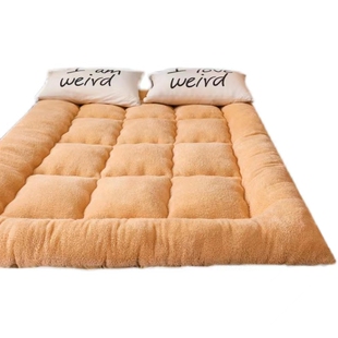 冬季加绒床垫席梦思床护垫被褥铺底榻榻米褥子双人夹棉一米五八2m