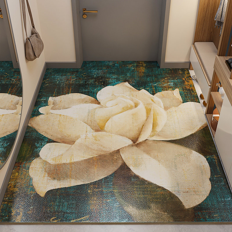 皮革地垫入户门垫网红进门垫脚垫PVC可擦免洗家用进户地毯可裁剪,居家布艺,入户地垫,淘宝优惠券,粉丝福利购,淘宝优惠卷