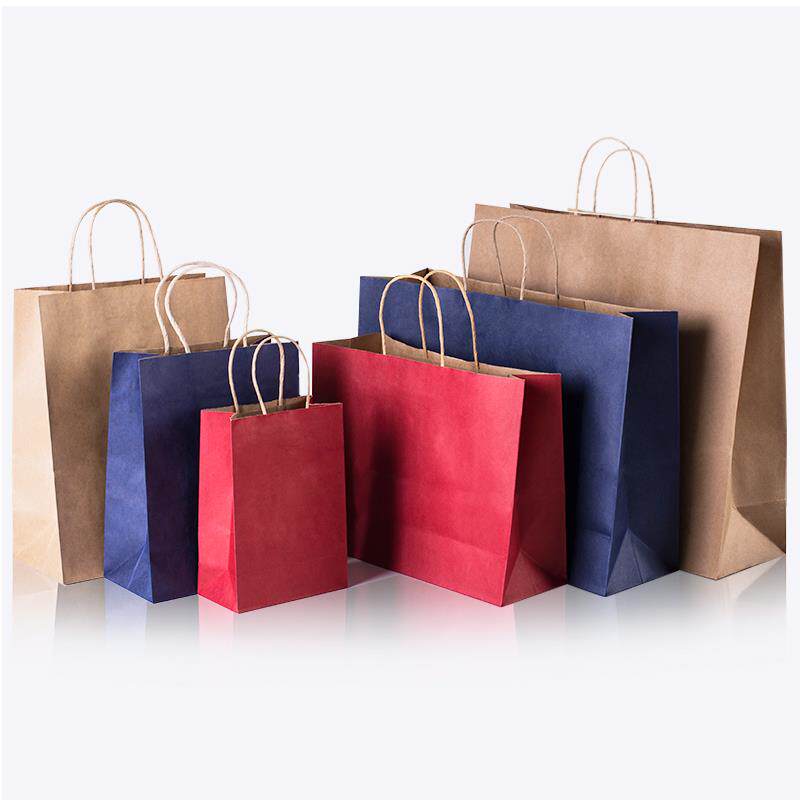 牛皮纸袋烘焙服装外卖袋子定做包装订做印刷LOGO手提袋定制礼品袋