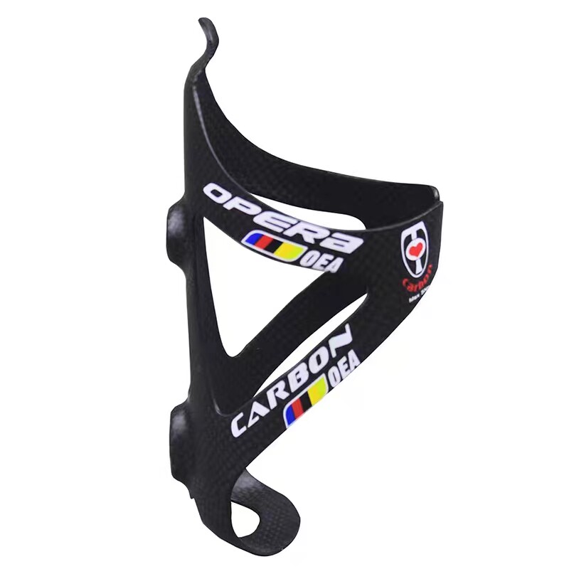 新品包邮无标全碳纤维水壶架公路山地自行车3K单车水瓶托超轻配件