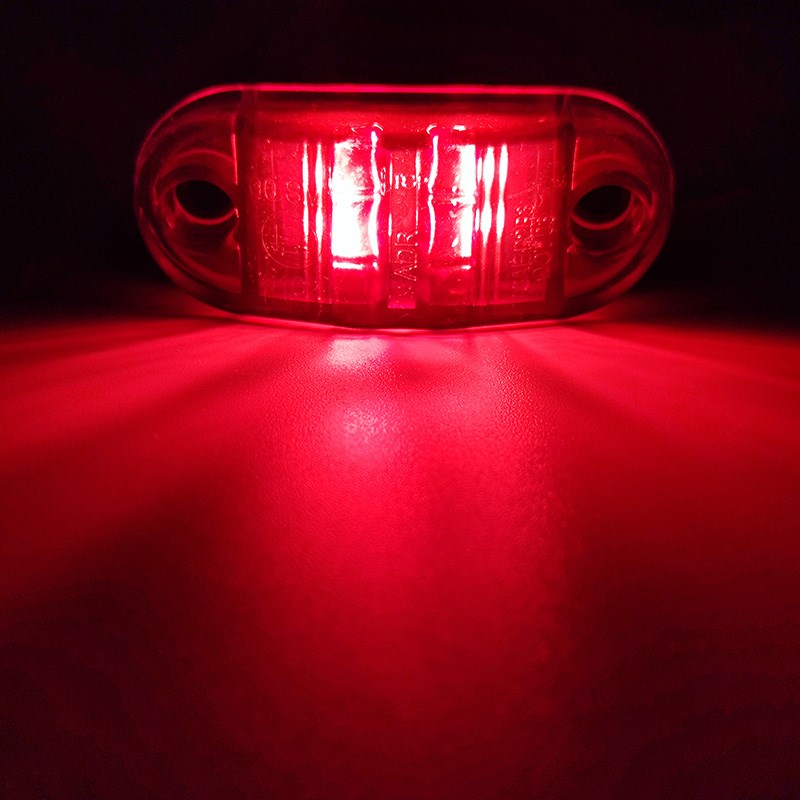 10PCS Warning Lights LEDs Diode Light Trailer Truck Yellow O