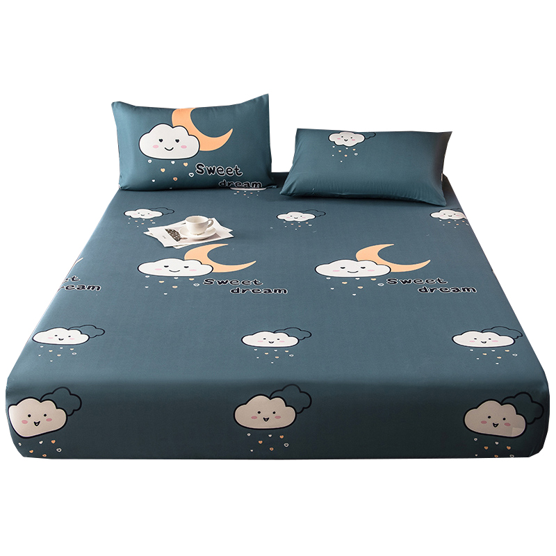 新品bed mattress cover bed sheets single bed sheet pillow ca